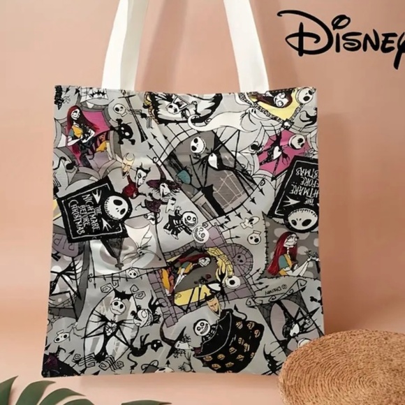 Disney Nightmare Before Christmas Large Tote Bag Purse NEW - Picture 1 of 3